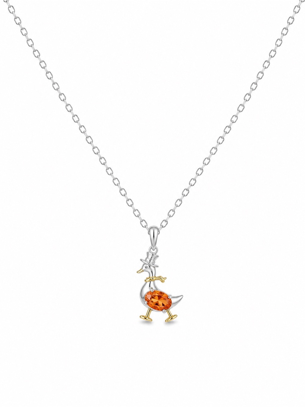 Carnelian Goose Duck Pendant (#P109)